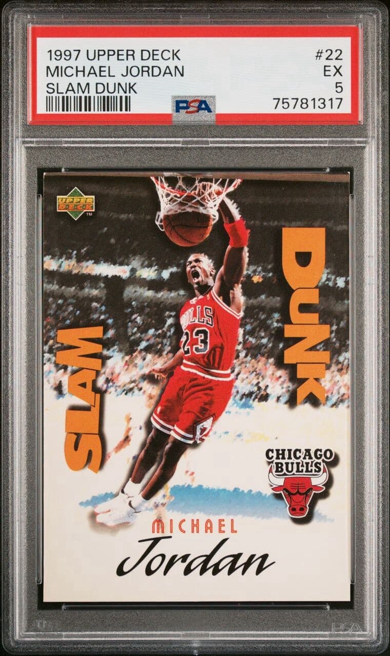 1997-98 Upper Deck Nestle Slam Dunk - #SD 22 Michael Jordan PSA 5