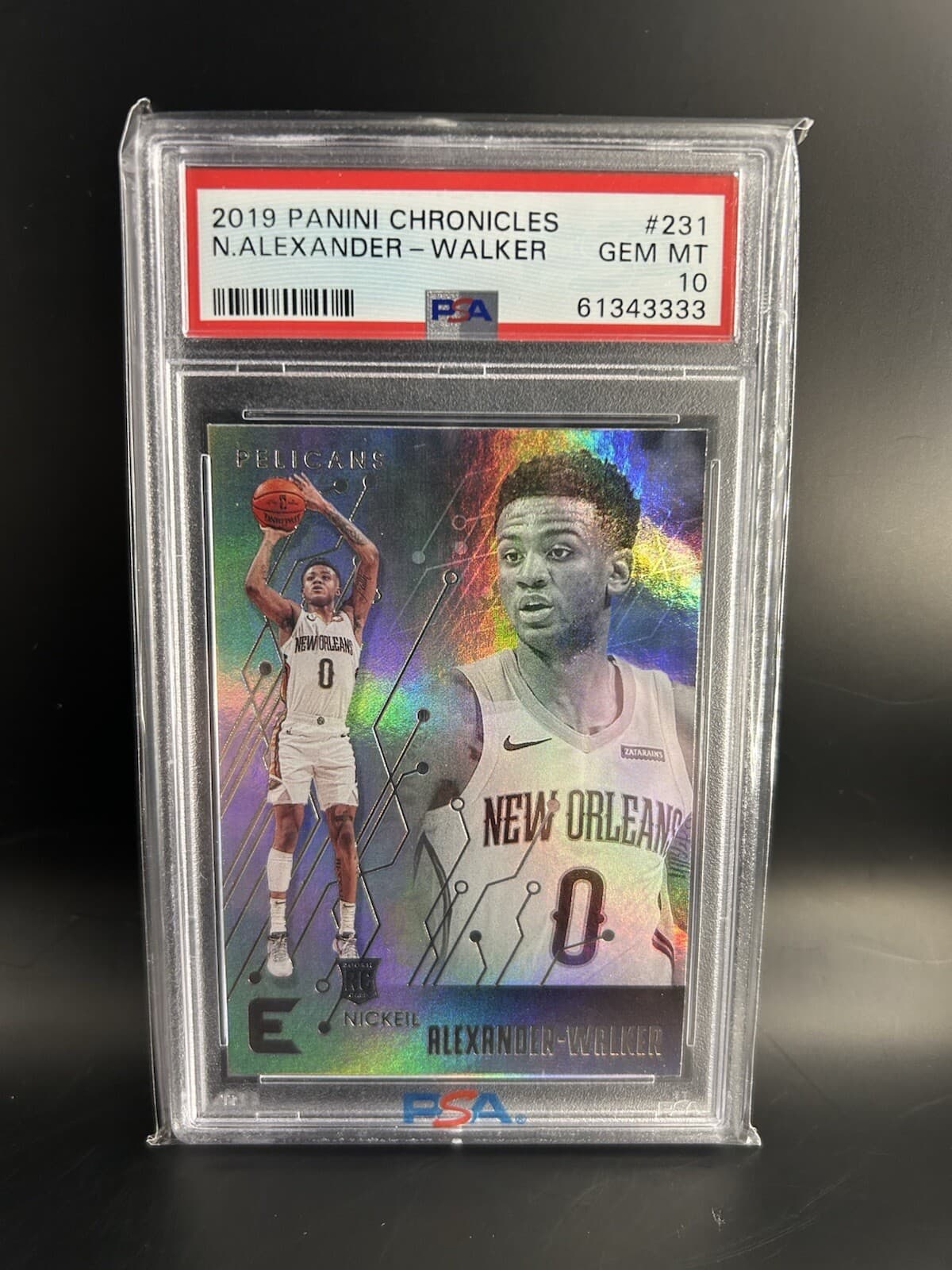 2019-20 Panini Chronicles Essentials #231 Nickeil Alexander-Walker (RC). PSA 10.