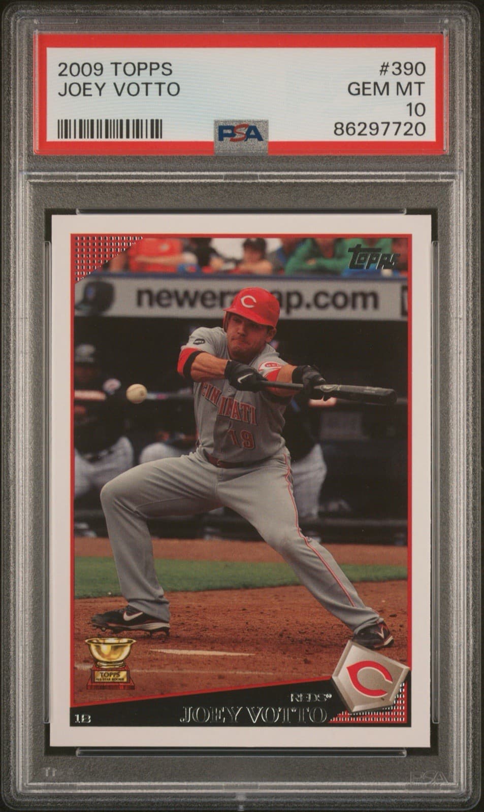 2009 TOPPS ALL-STAR ROOKIE #390 JOEY VOTTO REDS. PSA 10 GEM MT