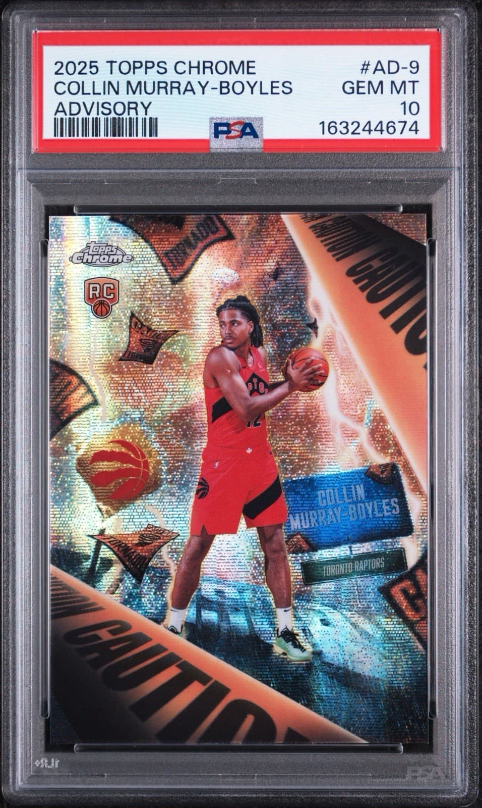 2025 Topps Chrome Collin Murray-Boyles (RC) #AD-9 - ADVISORY (CASE HIT) . PSA 10