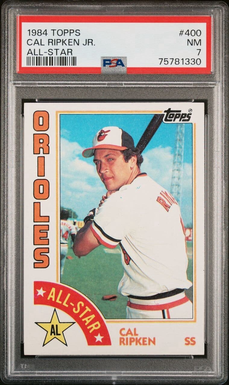1984 Topps #400 Cal Ripken Jr. All-Star PSA 7 Baltimore Orioles HOF
