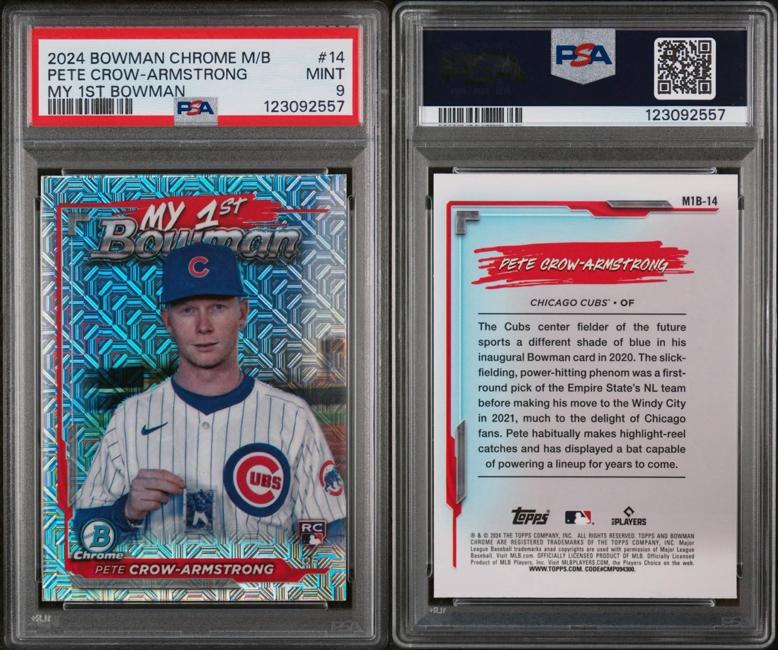 2024 Bowman Chrome Mega Box - My 1st Bowman Pete Crow-Armstrong (RC). PSA 9 Mint