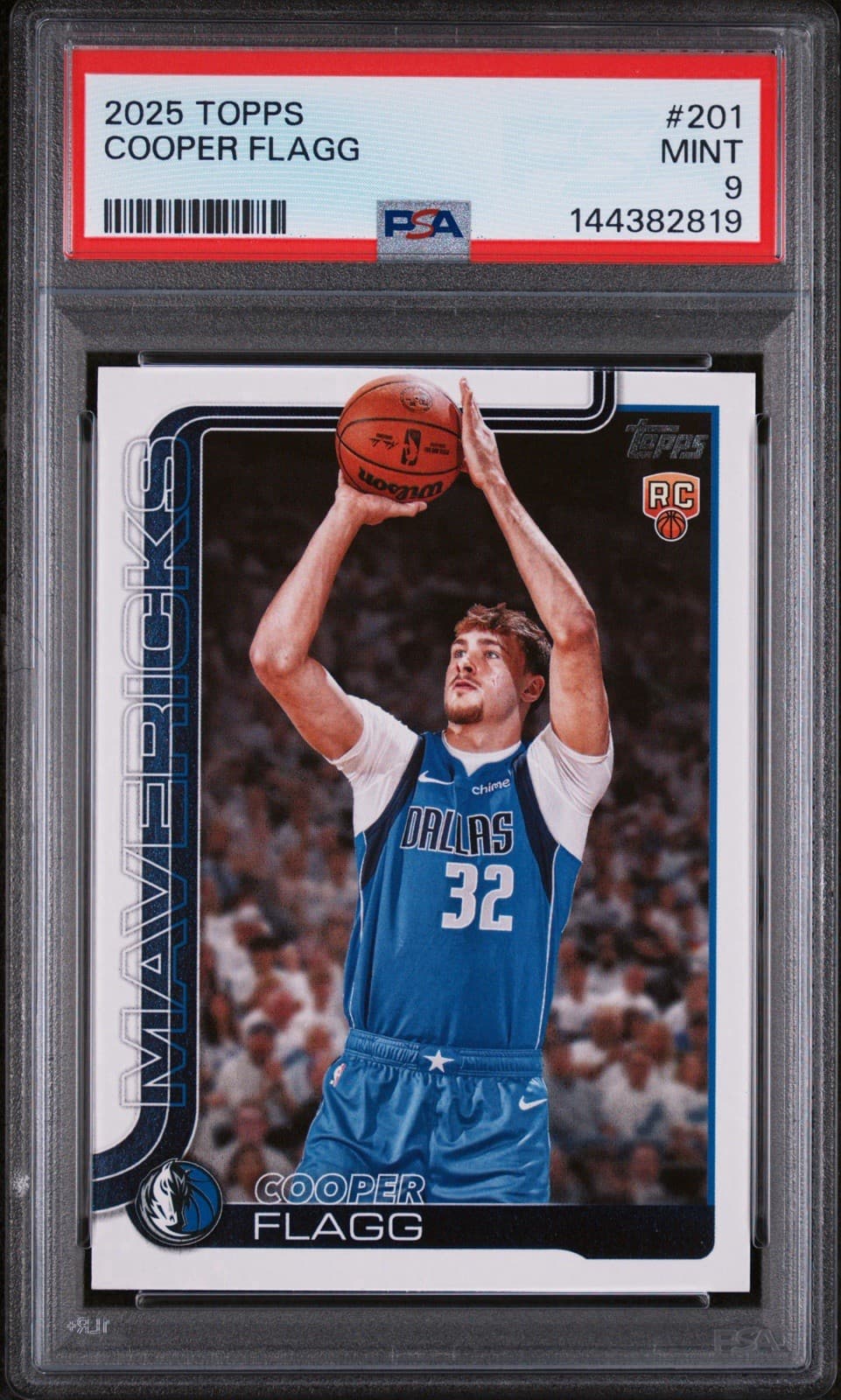 2025-26 Topps - Cooper Flagg #201 (RC). PSA 9 MINT