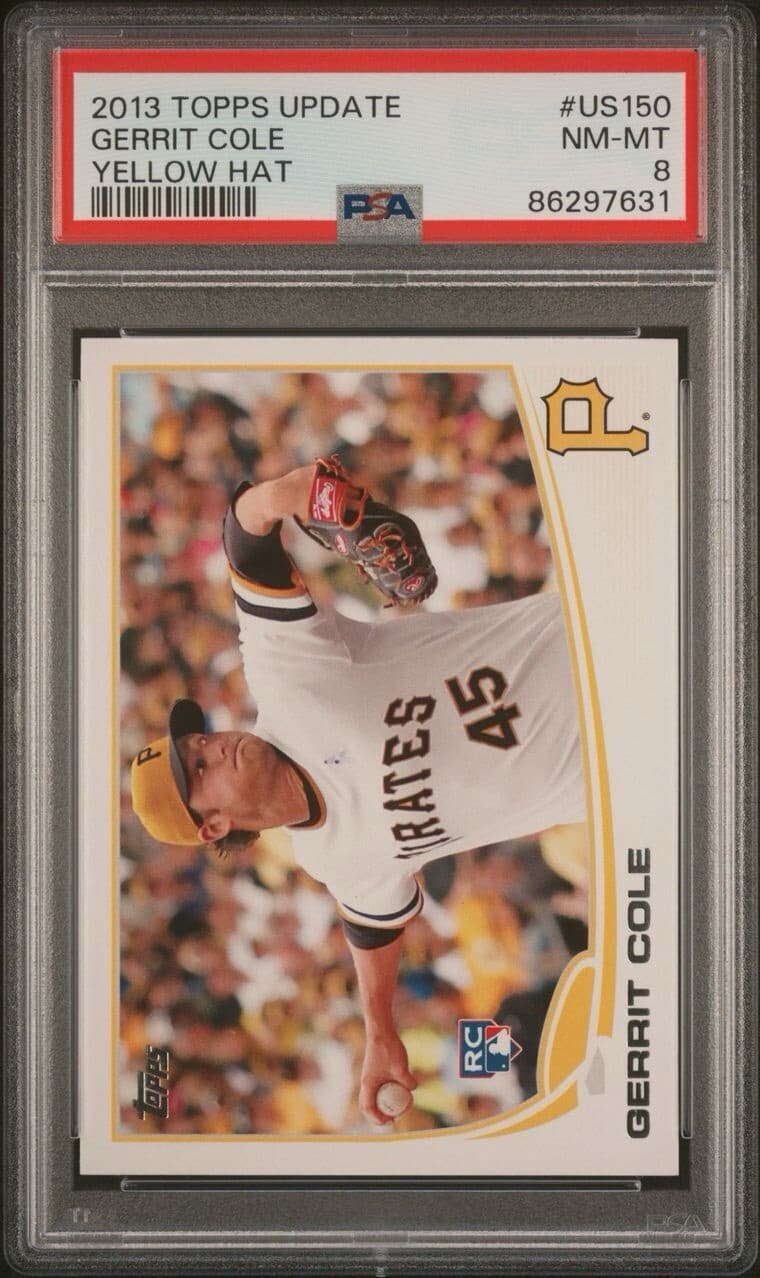 2013 Topps Update Series - Yellow Hat, Horizontal #US150 Gerrit Cole (RC)